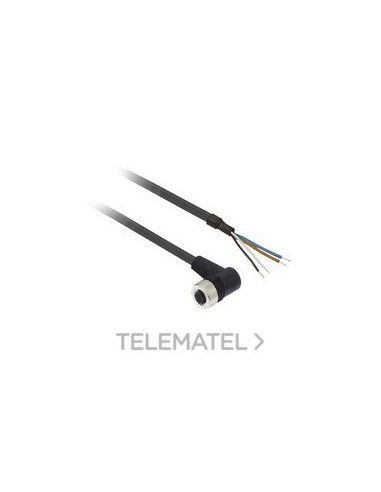 CONECTOR M12 ACODADO