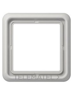 MARCO CD UNIVERSAL 1 ELEMENTO GRIS CLARO