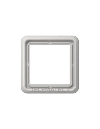 MARCO CD UNIVERSAL 1 ELEMENTO GRIS CLARO