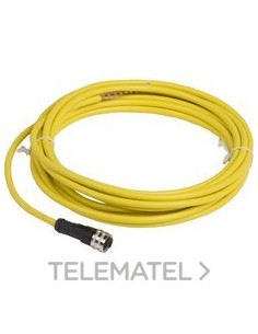 CONECTOR CABLE PVC HEMBRA 1/2" 3pin 5m