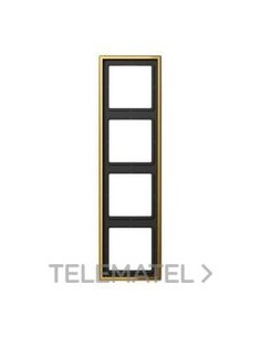 MARCO 4 ELEMENTOS ORO LACADO