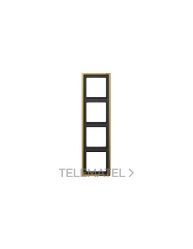 MARCO 4 ELEMENTOS ORO LACADO