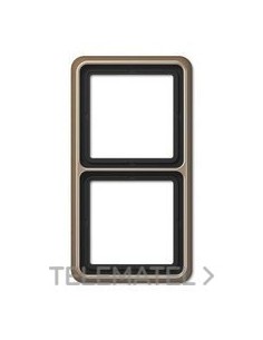 MARCO 2 ELEMENTOS BRONCE-ORO