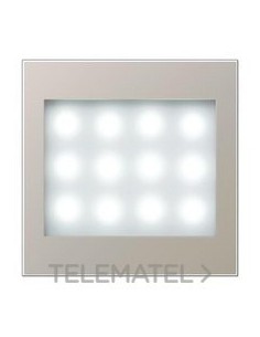 LUZ LECTURA LED BLANCO ACERO