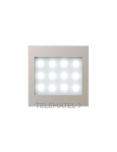 LUZ LECTURA LED BLANCO ACERO