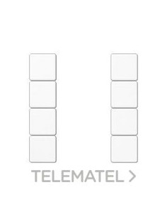 JGO.TECLAS F50 KNX 4 FASES AS/A BL ALP.