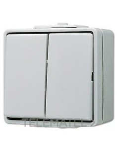 INTERRUPTOR DOBLE ESTANCO 10A 250V WG600