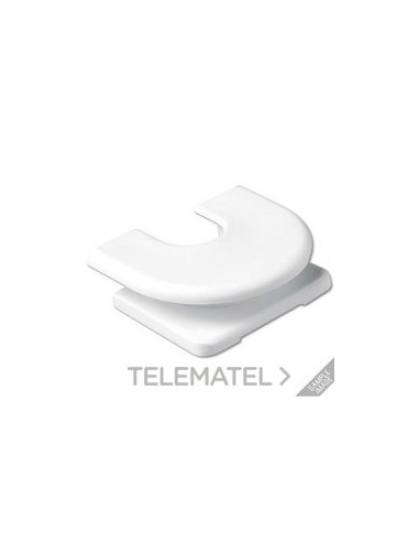 ENTRADA CABLES PARA CANAL 15x15 MARRÓN