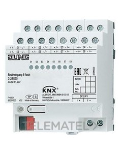 ENTRADA BINARIA KNX 8 CANALES 12-48V