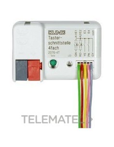 ENTRADA BINARIA COMPACTA KNX 4 CANALES