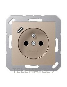 ENCHUFE SIST.FRANCÉS/BELGA USB-C CAVA