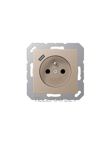 ENCHUFE SIST.FRANCÉS/BELGA USB-C CAVA