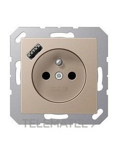 ENCHUFE SIST.FRANCÉS/BELGA USB-A CAVA