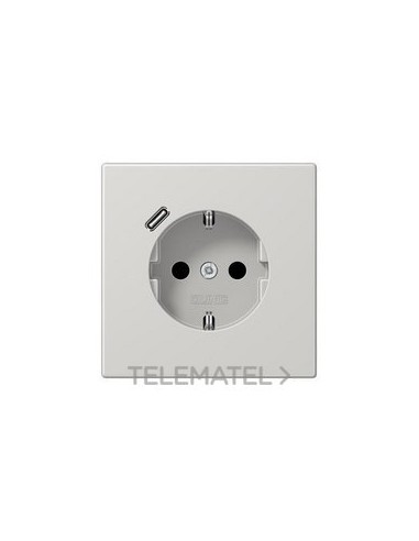 ENCHUFE SCHUKO® USB TIPO C LS GR