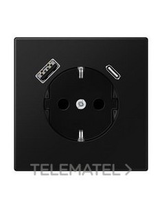 ENCHUFE SCHUKO® USB TIPO AC LS NG MT