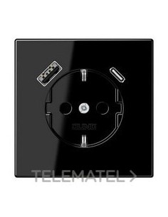 ENCHUFE SCHUKO® USB TIPO AC LS NG