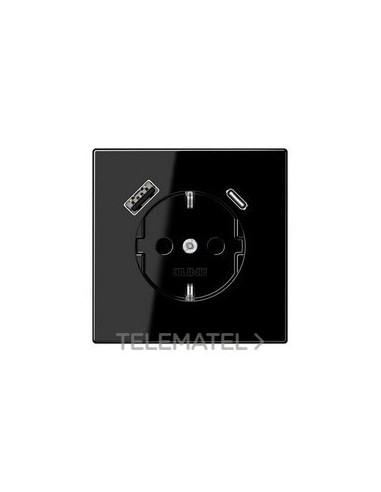 ENCHUFE SCHUKO® USB TIPO AC LS NG