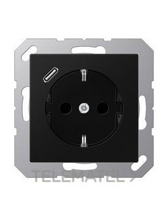 ENCHUFE SCHUKO® CAR.USB TIPO C NG MT