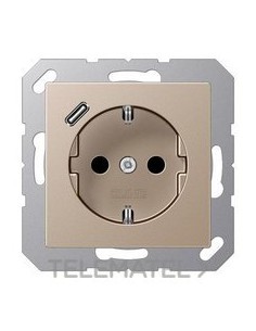 ENCHUFE SCHUKO® CARGADOR USB TIPO C CAVA