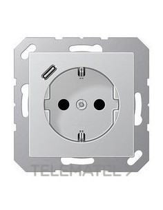 ENCHUFE SCHUKO® CAR.USB TIPO C Al