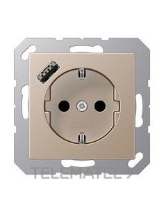 ENCHUFE SCHUKO® CARGADOR USB TIPO A CAVA