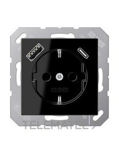 ENCHUFE SCHUKO® CAR.USB TIPO A-C NG