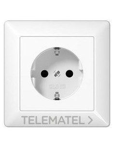 ENCHUFE SCHUKO 16A 250V BLANCO ALPINO