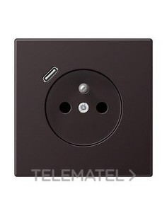ENCHUFE FRANCÉS/BELGA USB-C LS DARK