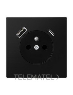 ENCHUFE FRANCÉS/BELGA USB-AC LS NG MT