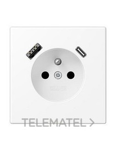 ENCHUFE FRANCÉS/BELGA USB-AC LS BLM.