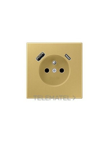 ENCHUFE FRANCÉS/BELGA USB-AC LS LT.CLR.