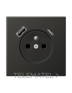 ENCHUFE FRANCÉS/BELGA USB-AC LS ANTR.