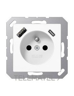 ENCHUFE FRANCÉS/BELGA USB-AC BL ALP.