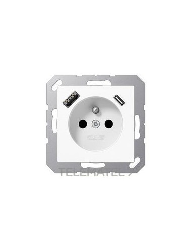 ENCHUFE FRANCÉS/BELGA USB-AC BL ALP.