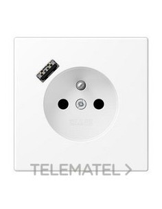 ENCHUFE FRANCÉS/BELGA USB-A LS BLM.