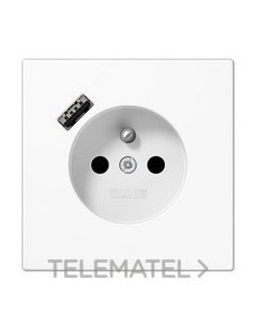 ENCHUFE FRANCÉS/BELGA USB-A LS BL ALP.