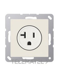 CONECTOR NEMA EE.UU A BLANCO