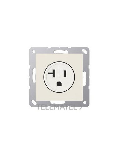 CONECTOR NEMA EE.UU A BLANCO