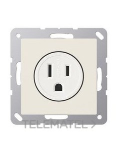 CONECTOR NEMA EE.UU A BLANCO