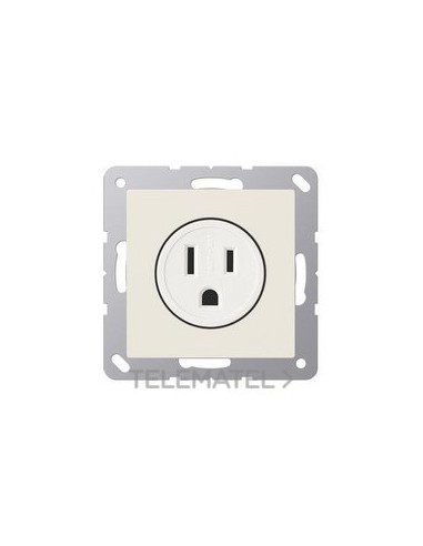 CONECTOR NEMA EE.UU A BLANCO