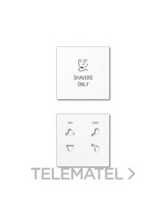 CAZOLETA ENCHUFE AFEITAR A BLANCA ALPINA