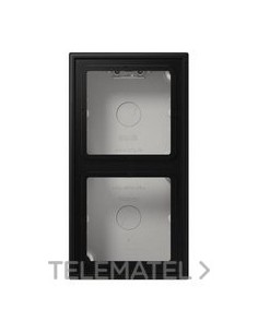 CAJA SUPERFICIE x2 LS NEGRO MATE