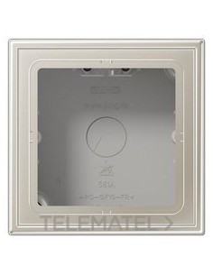 CAJA SUPERFÍCIE SIMPLE 81x81x47mm ACERO