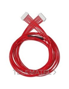 CABLE CONEXIÓN PARA AUDIO 700mm ROJO