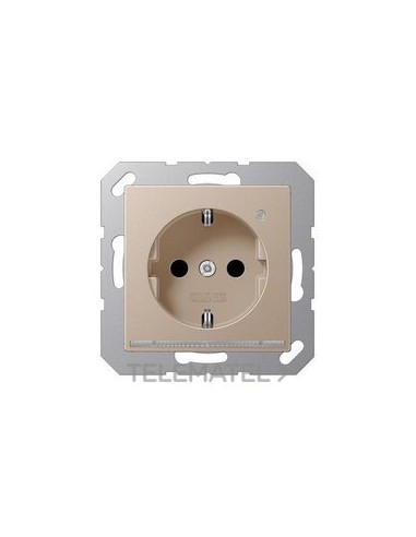 BA.SCHUKO® 16A 250V ILUM.LED CAVA TPLAST