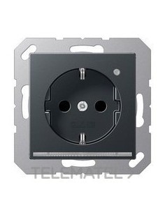 BA.SCHUKO® 16A 250V ILUM.LED ANTR.MT TPL