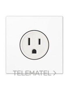 BASE ENCHUFE US NEMA BLANCO ALPINO