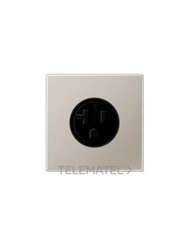 BASE ENCHUFE US NEMA 20A SERIE LS ACERO