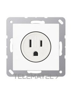 BASE ENCHUFE US NEMA A500 BLANCO ALPINO