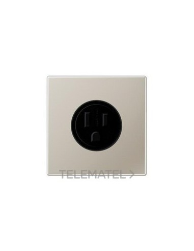 BASE ENCHUFE US NEMA 15A SERIE LS ACERO